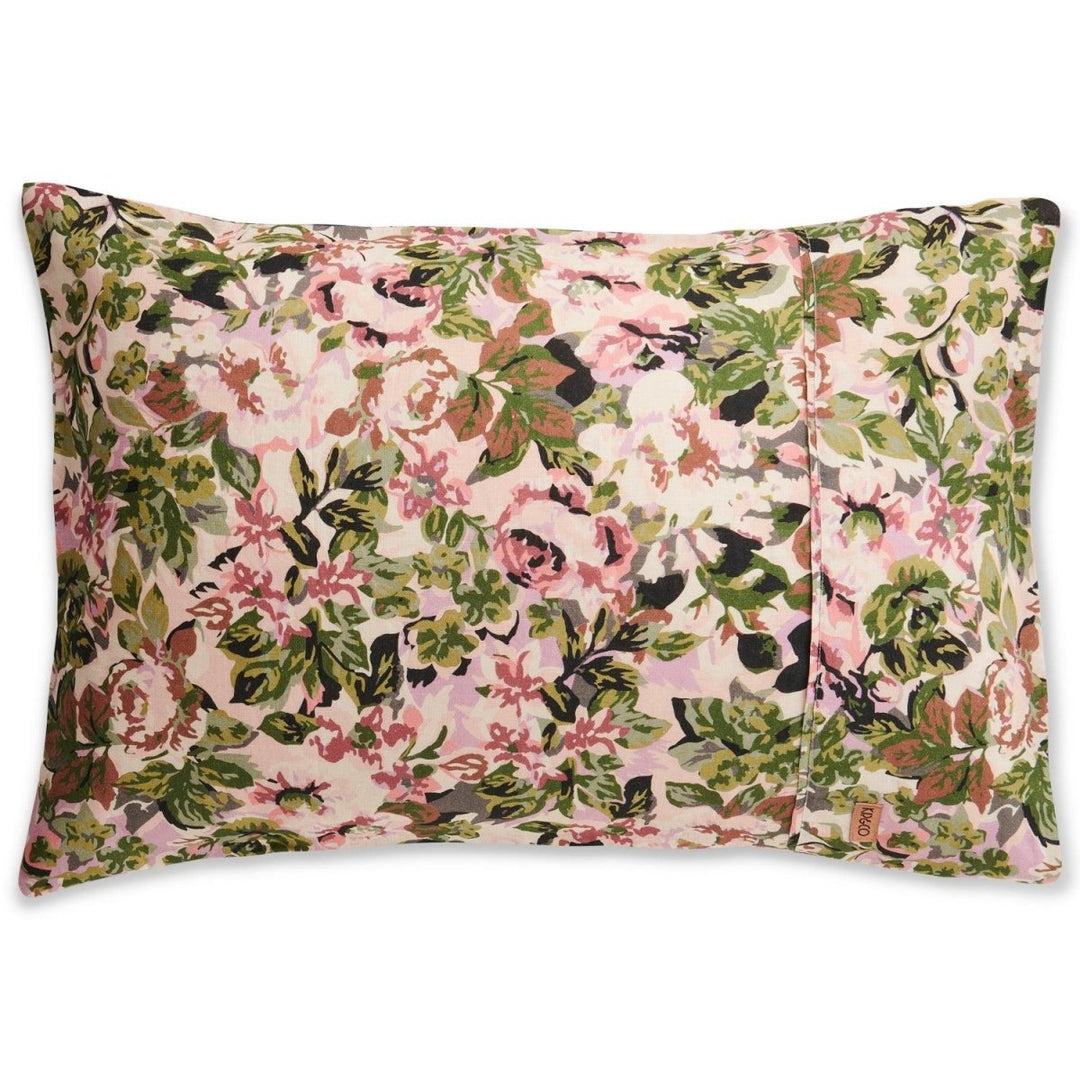 Garden Path Linen Pillowcases - 2 piece standard set - Kip & Co - Ruby's Home Store