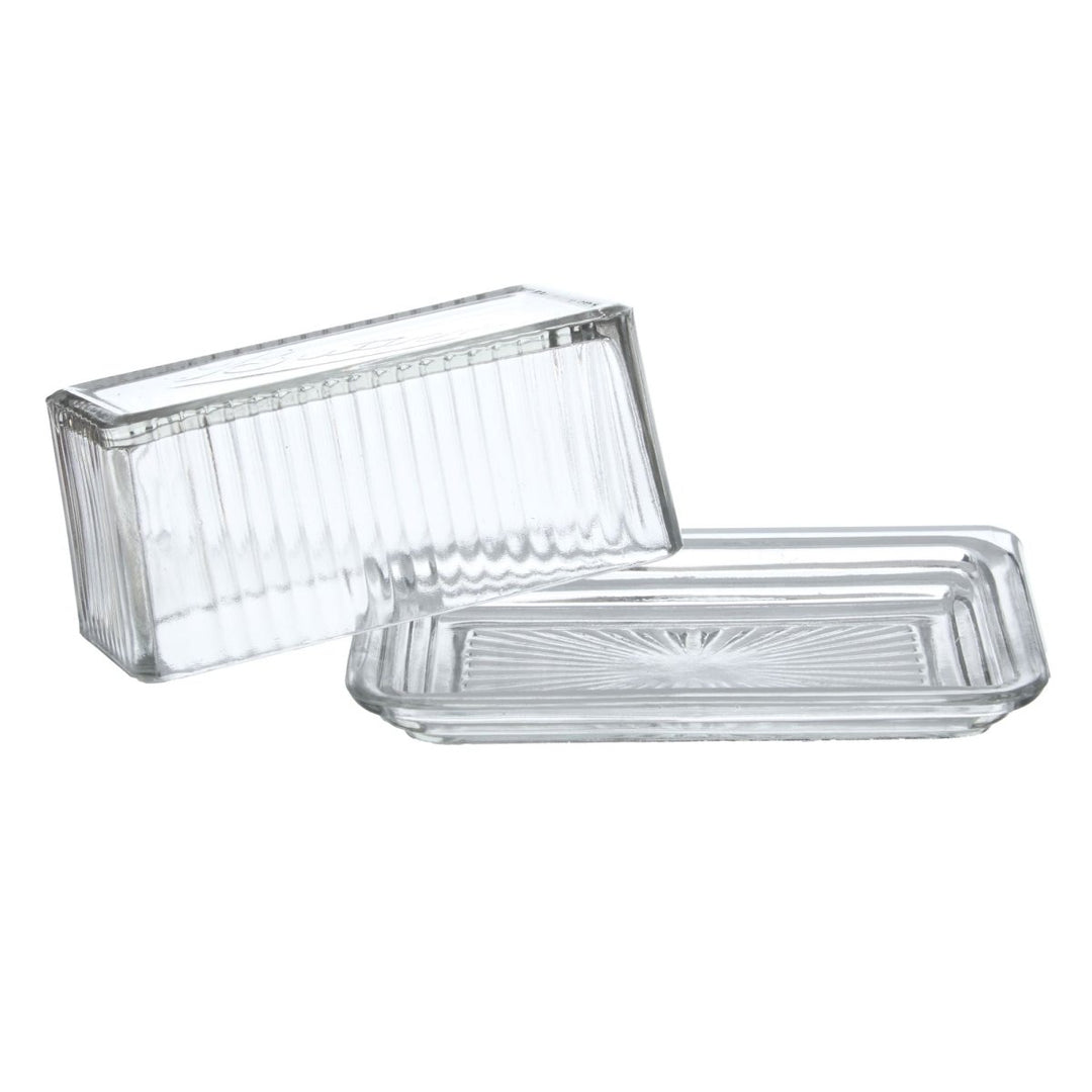 Glass Butter Dish - Ruby's Home Store