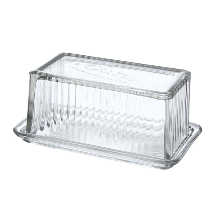 Glass Butter Dish - Ruby's Home Store