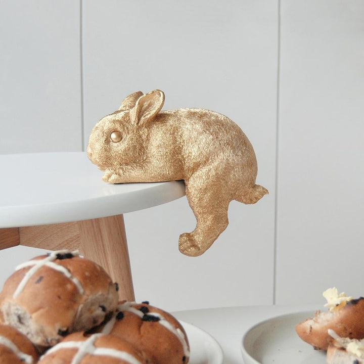 Gold Shelf Bunny - Ruby's Home Store