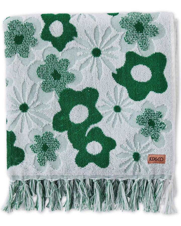 Green House Embossed Terry Bath Sheet/Beach Bath Towel - Kip & Co - Ruby's Home Store