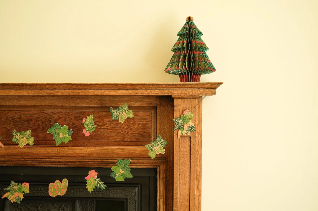 Holly &amp; Ivy Sewn Garland - East End Press