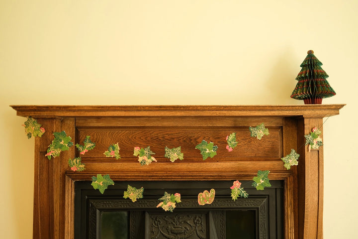 Holly &amp; Ivy Sewn Garland - East End Press