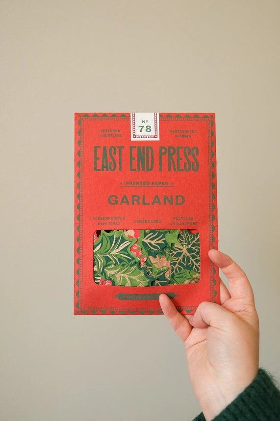 Holly &amp; Ivy Sewn Garland - East End Press