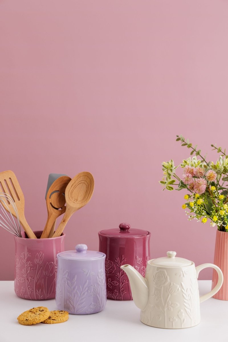 In The Meadow - Storage Jar Lilac - Small - Mason Cash - Ruby's Home Store