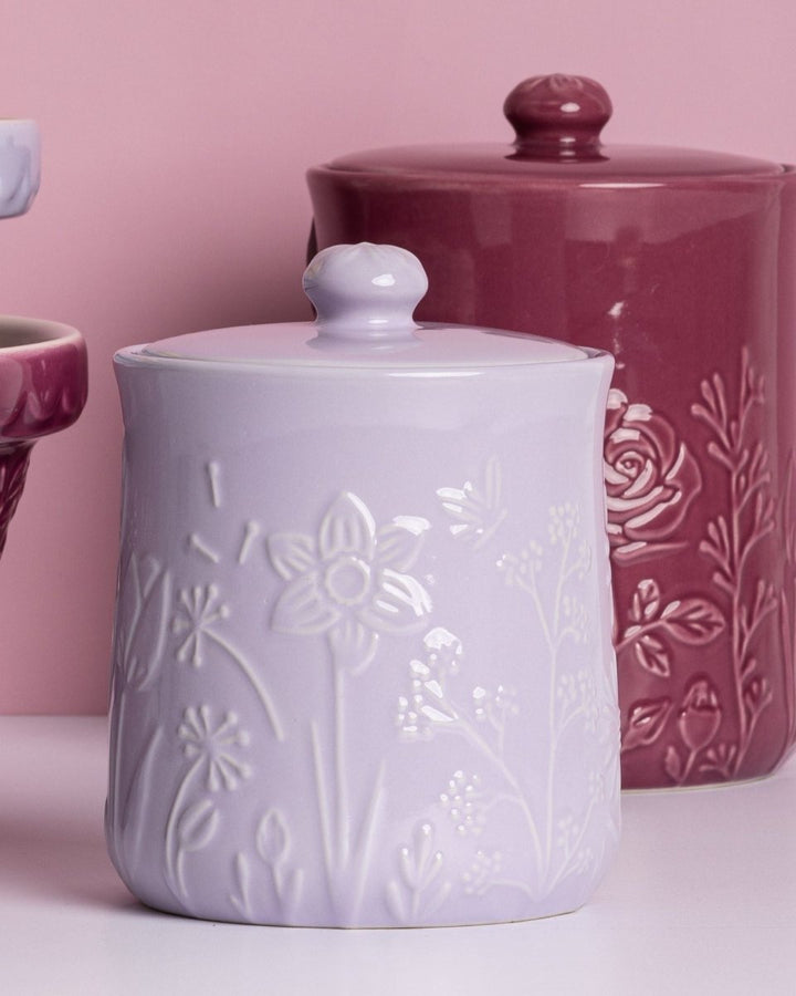 In The Meadow - Storage Jar Lilac - Small - Mason Cash - Ruby's Home Store