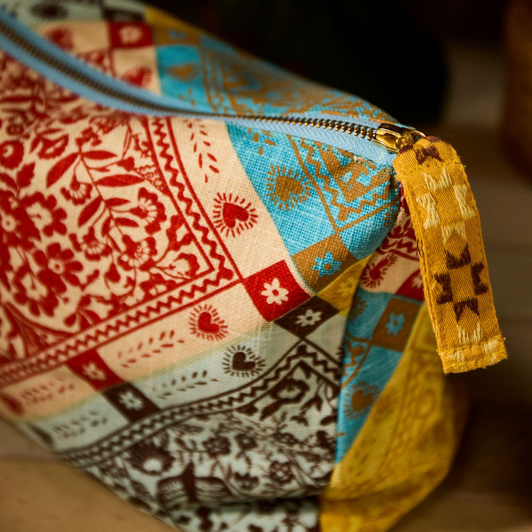 Indiana Cosmetic Bag - Sage x Clare