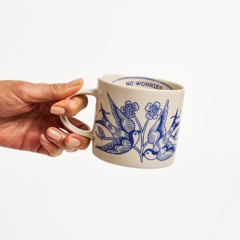 Inked Mug No Worries - Jones & Co - Ruby's Home Store