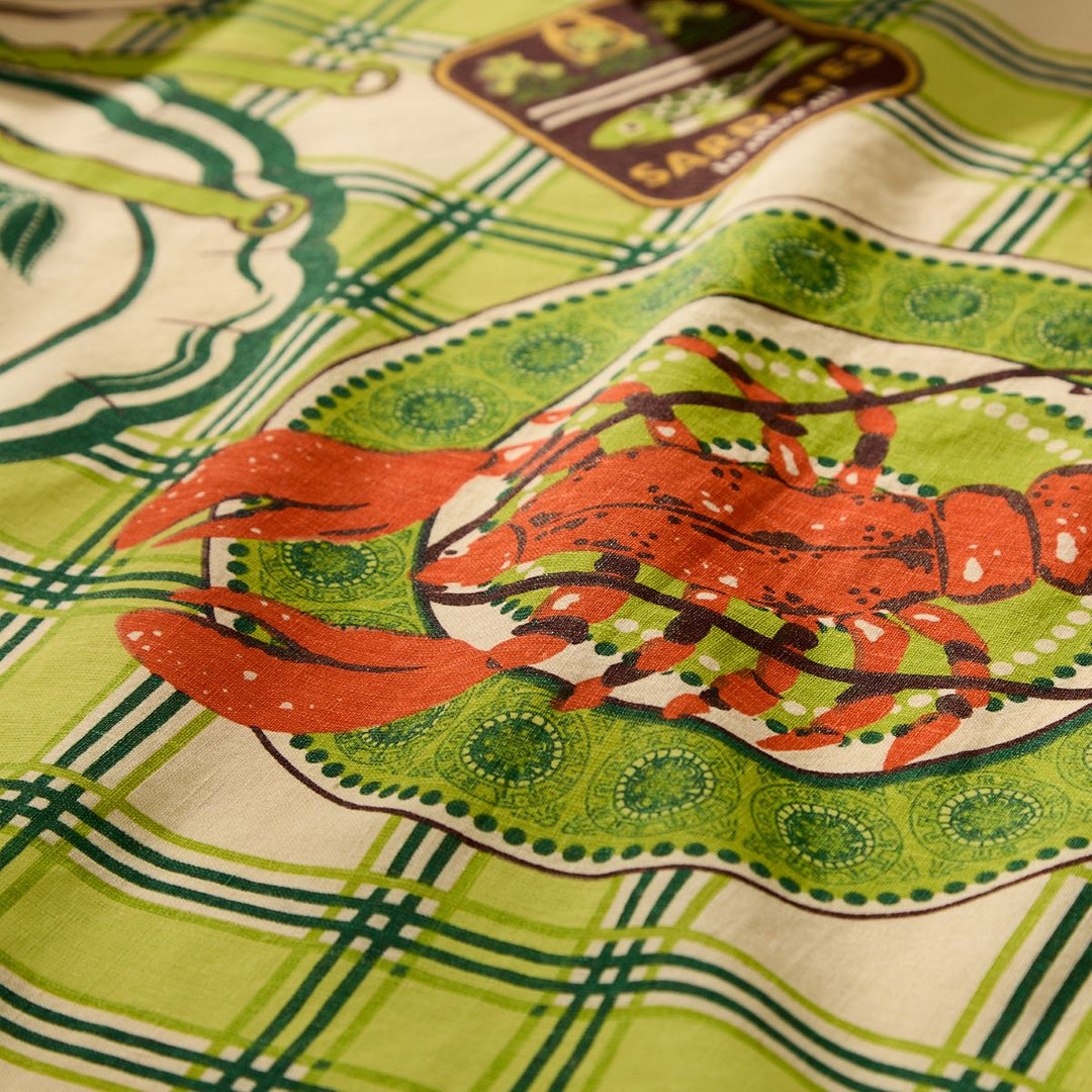 Isla Linen Table Cloth - Sage x Clare - Ruby's Home Store