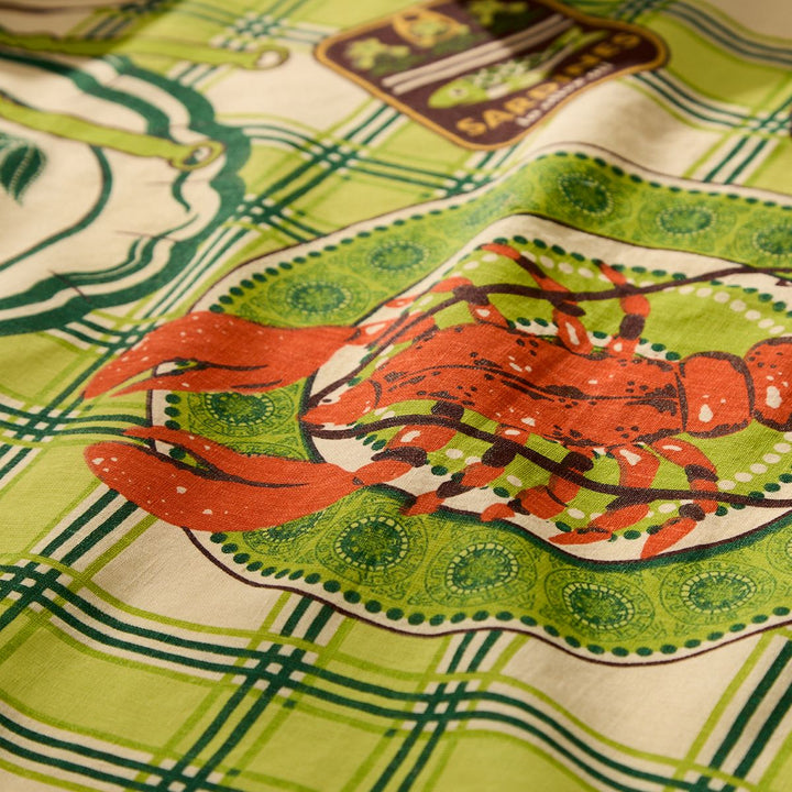 Isla Linen Table Cloth - Sage x Clare - Ruby's Home Store