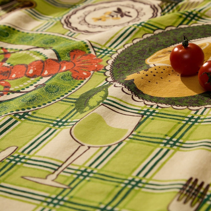 Isla Linen Table Cloth - Sage x Clare - Ruby's Home Store