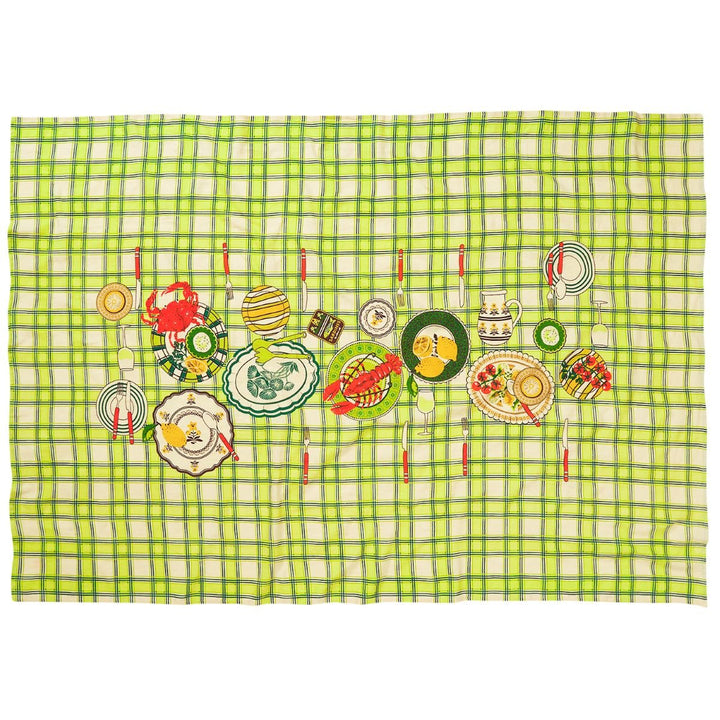 Isla Linen Table Cloth - Sage x Clare - Ruby's Home Store