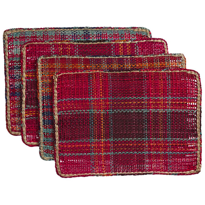Isla Placemat Set - Crimson - Sage x Clare - Ruby's Home Store