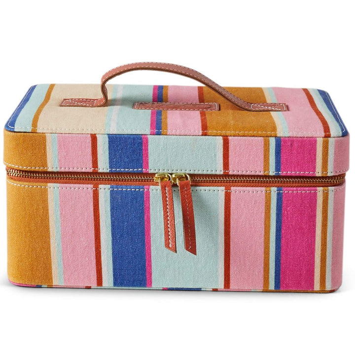 Jaipur Stripe Toiletry Case - Kip & Co - Ruby's Home Store