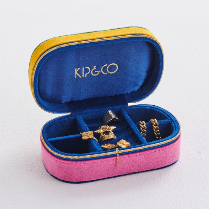 Jewels For Jewels Travel Velvet Jewellery Box - Kip & Co - Ruby's Home Store