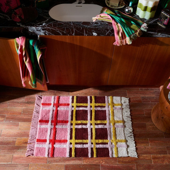 Karina Bath Mat - Rosewood - Sage x Clare - Ruby&