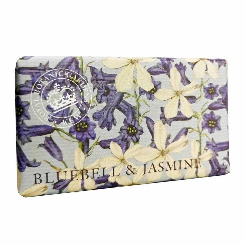 Kew Gardens Bluebell & Jasmine Soap Bar - Ruby's Home Store