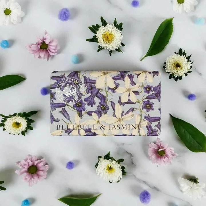 Kew Gardens Bluebell & Jasmine Soap Bar - Ruby's Home Store