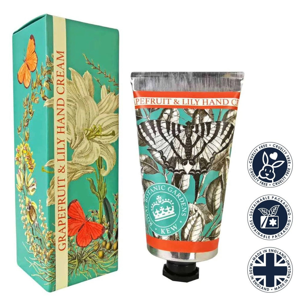 Kew Gardens Grapefruit & Lily Hand Cream - Ruby's Home Store