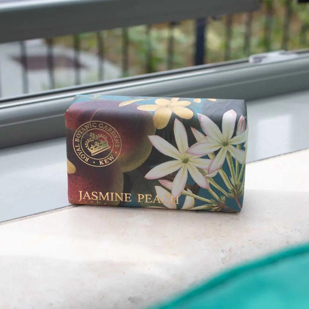 Kew Gardens Jasmine Peach Bar Soap - Ruby's Home Store