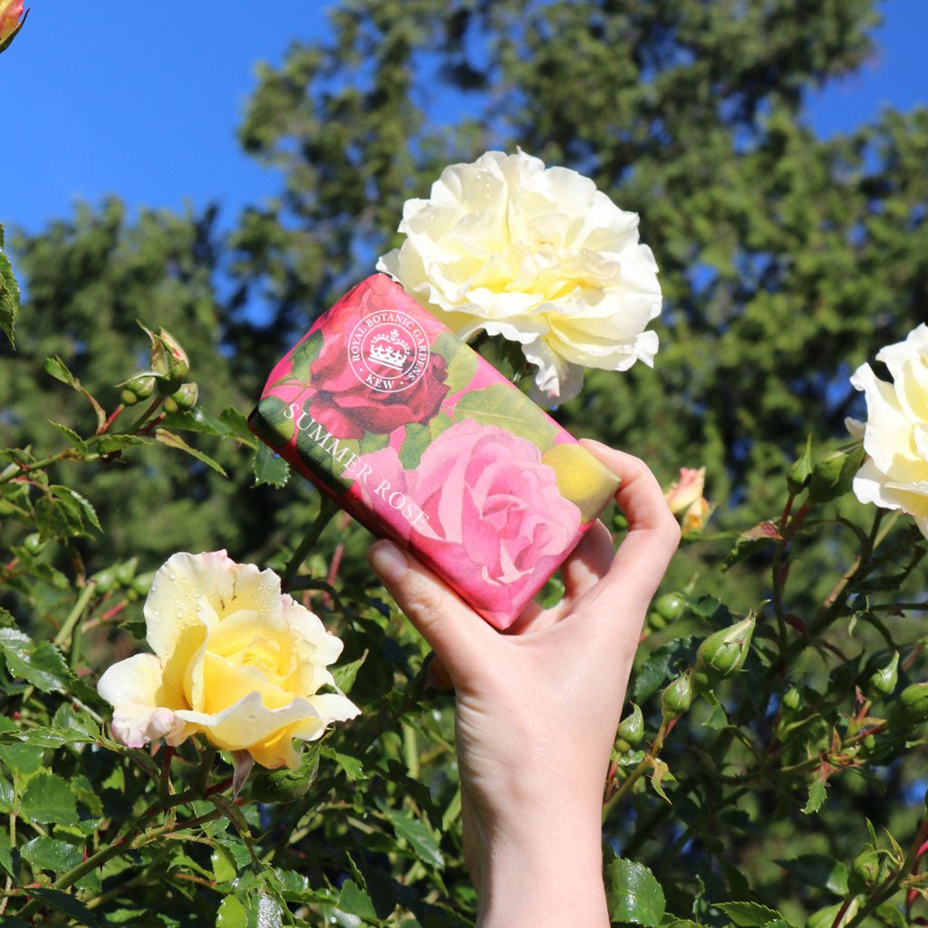 Kew Gardens Summer Rose Bar Soap - Ruby's Home Store