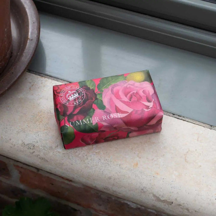 Kew Gardens Summer Rose Bar Soap - Ruby's Home Store