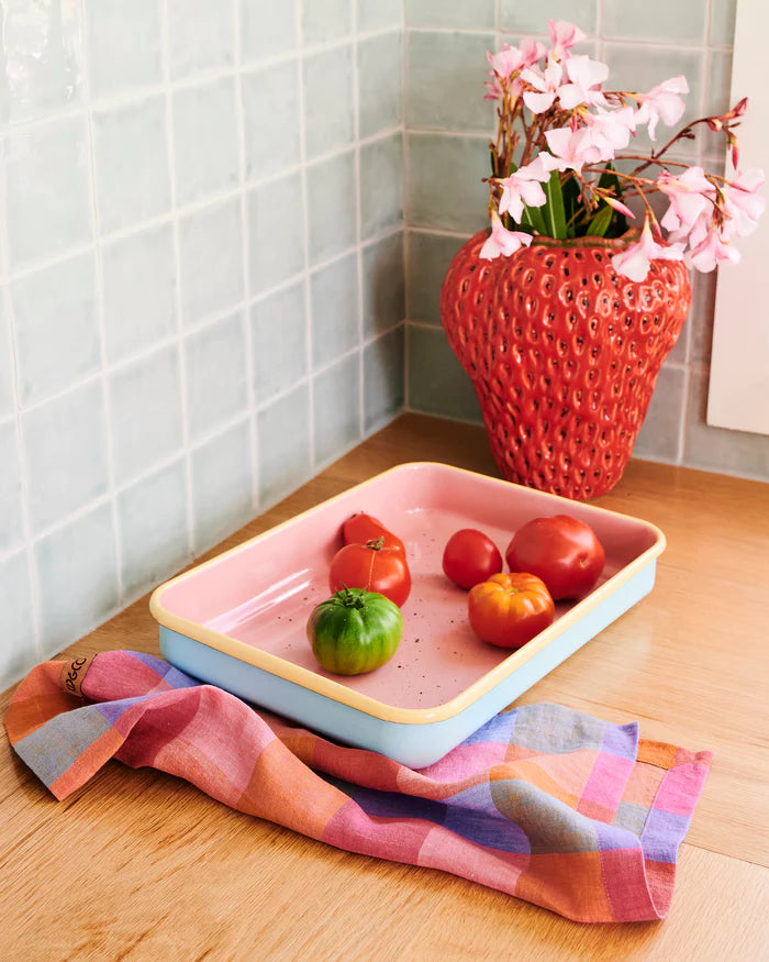Tutti Frutti Linen Tea Towel - Kip & Co