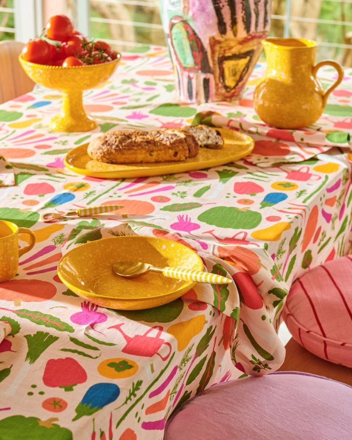 Kip & Co x Stephanie Alexander - Stephanies Round Linen Tablecloth - Ruby's Home Store