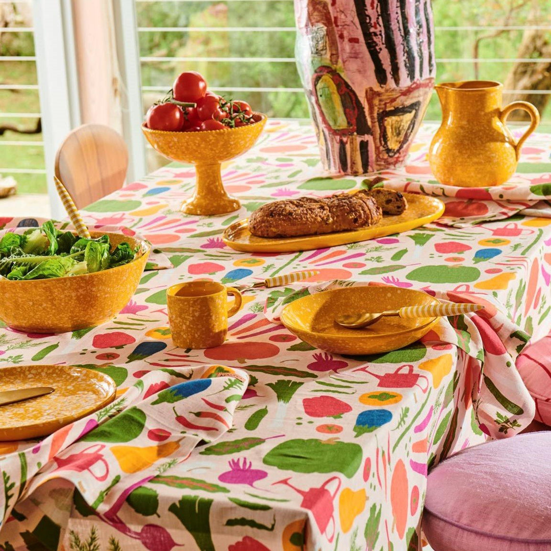 Kip & Co x Stephanie Alexander - Stephanies Standard Rectangular Linen Tablecloth - Ruby's Home Store