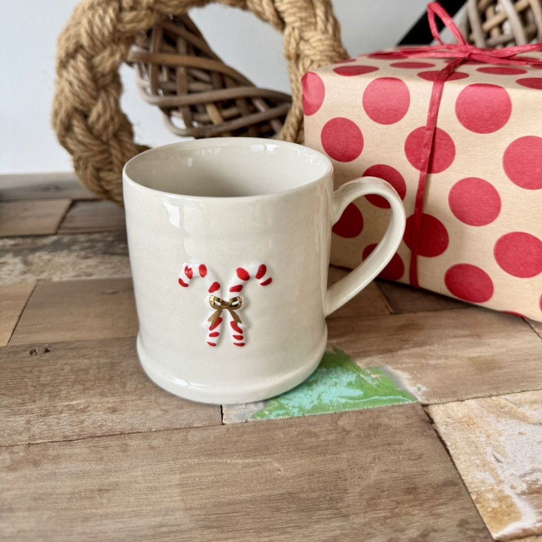 Large Candy Cane Mug - Robert Gordon - Ruby's Home Store