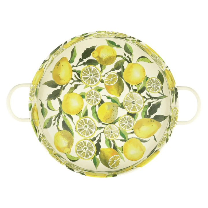Lemon Large Metal Handle Tin Tray - Emma Bridgewater - Ruby's Home Store