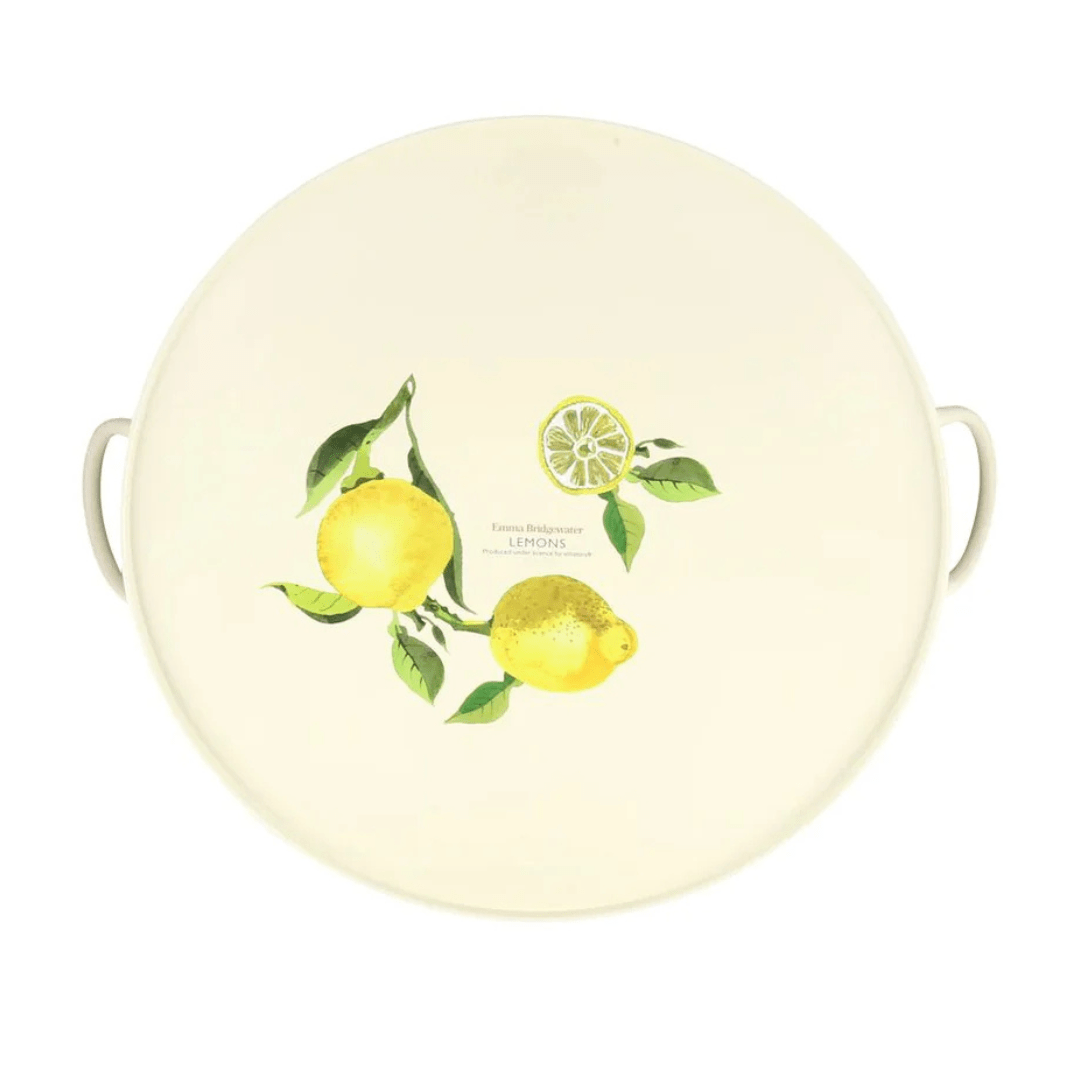 Lemon Large Metal Handle Tin Tray - Emma Bridgewater - Ruby's Home Store