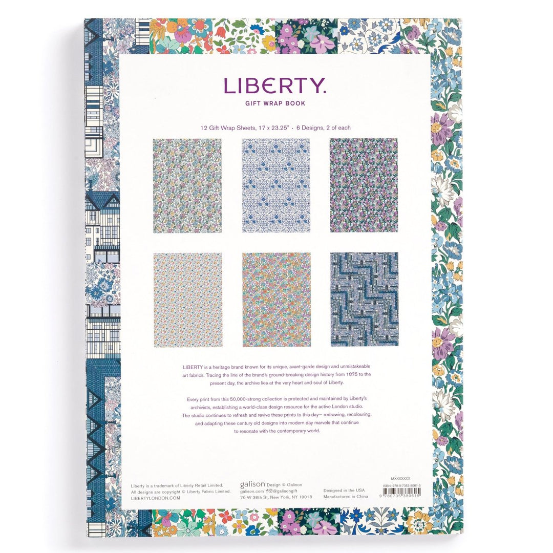 Liberty Gift Wrap Book - Ruby's Home Store