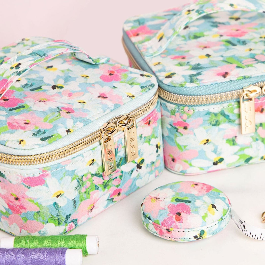 Liberty Jewellery Cube - Hazy Daisy - Ruby&