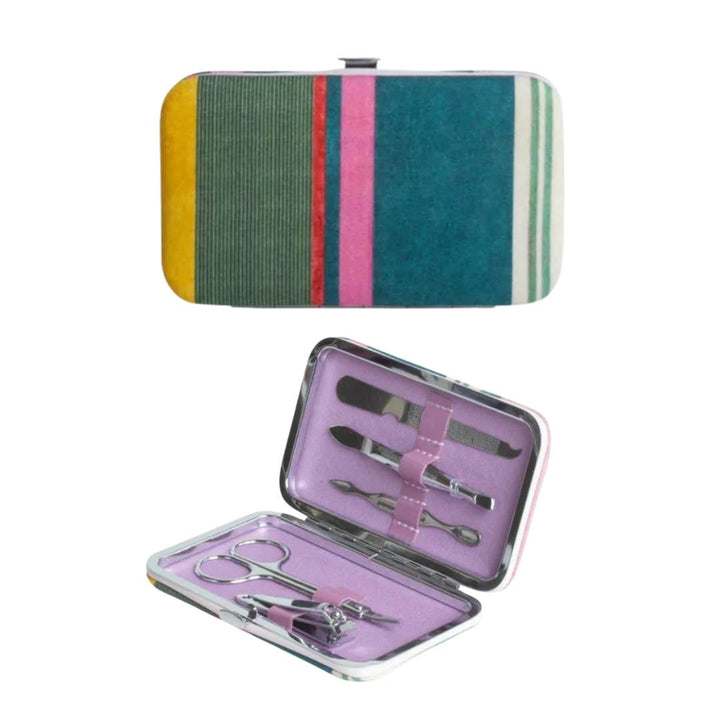 Liberty Manicure Set - Gelato Stripe - Ruby's Home Store