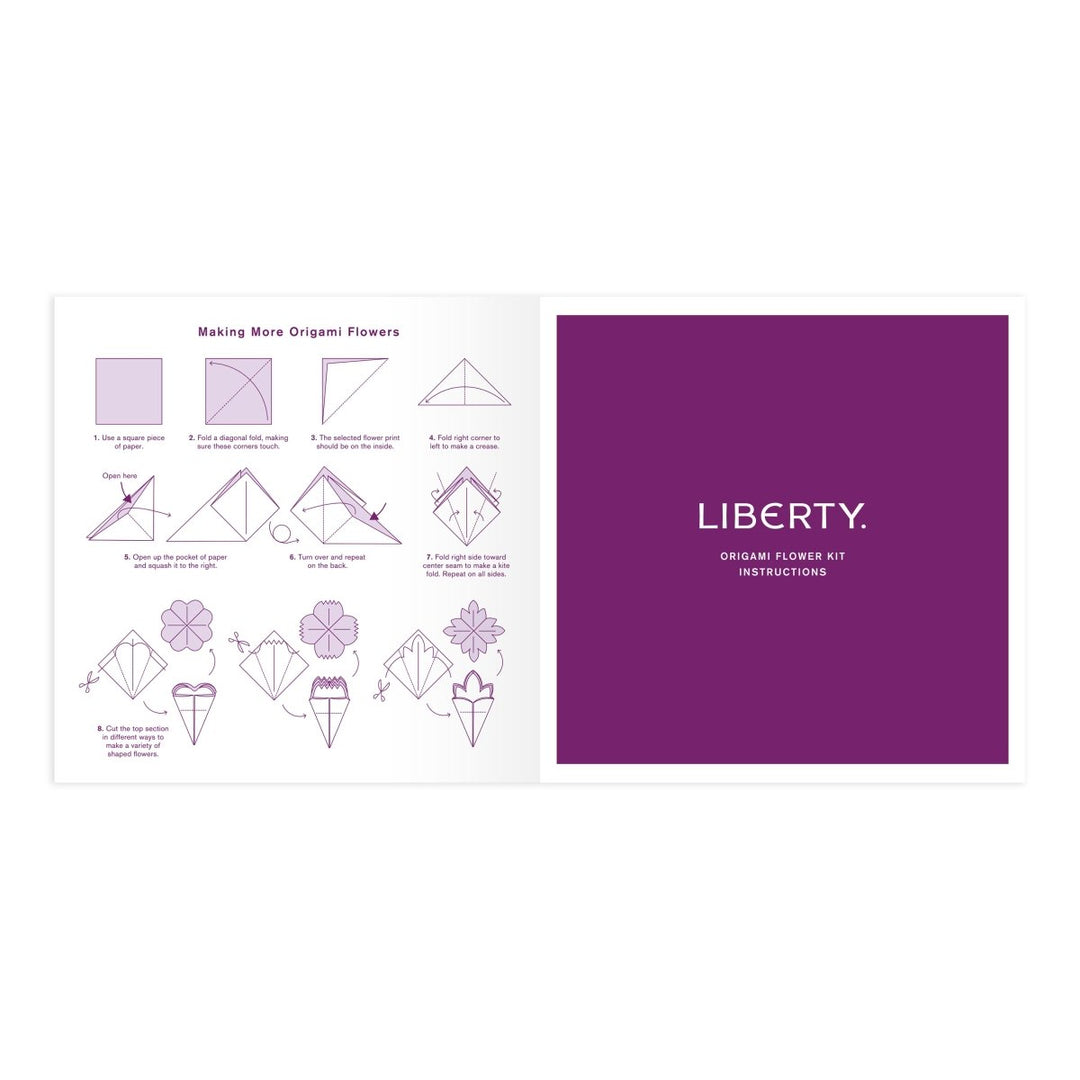 Liberty Origami Flower Kit - Ruby's Home Store