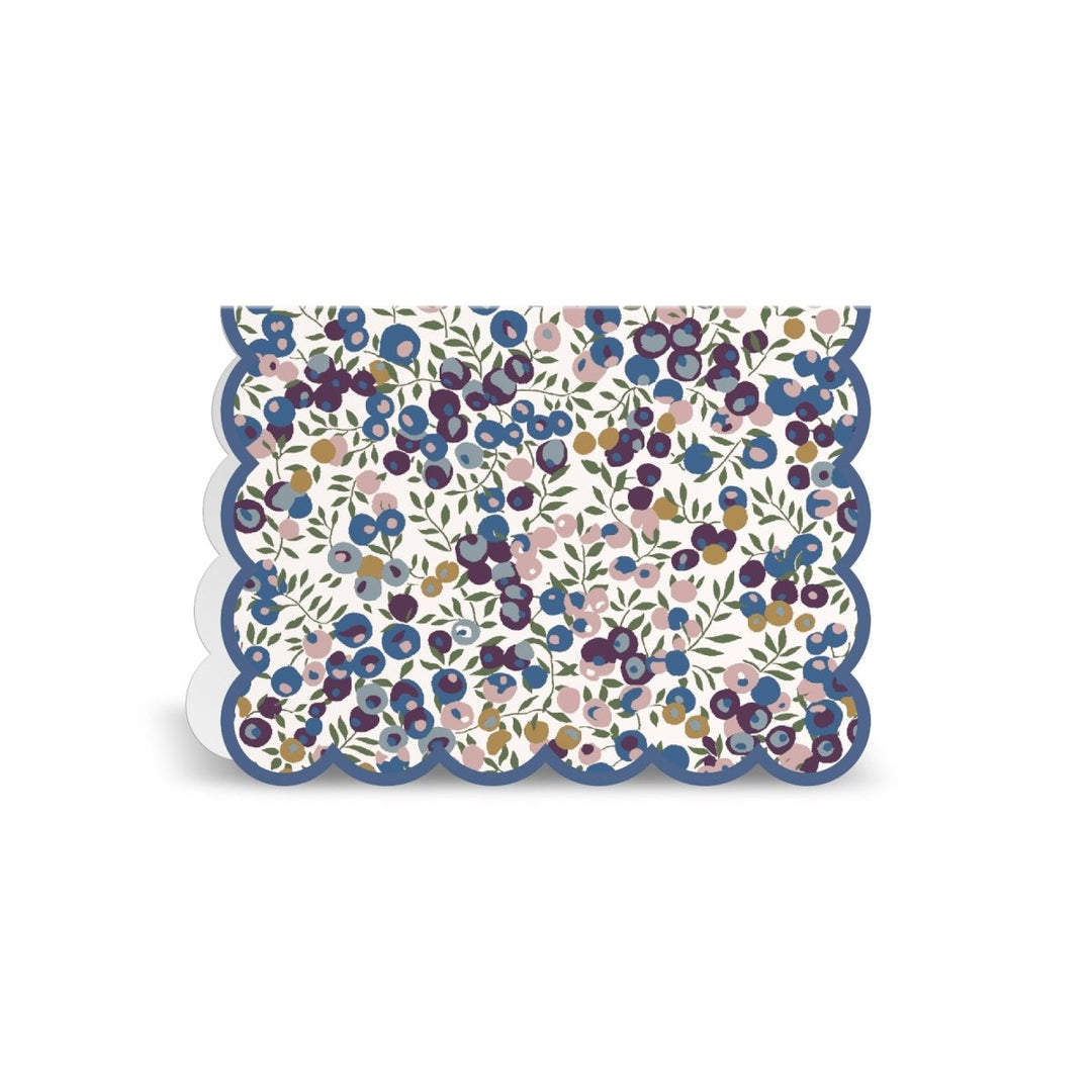 Liberty Scalloped Notecard Set - Ruby&