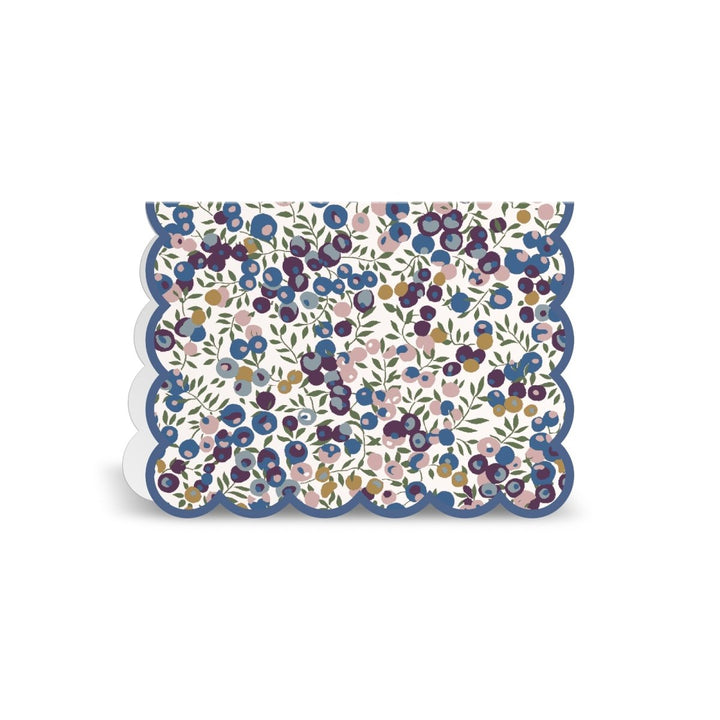 Liberty Scalloped Notecard Set - Ruby&
