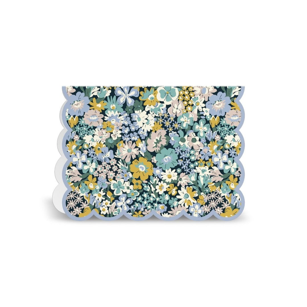 Liberty Scalloped Notecard Set - Ruby&