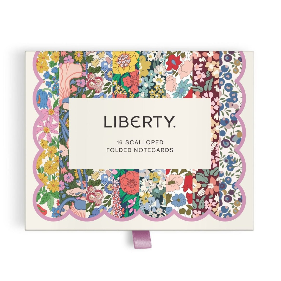 Liberty Scalloped Notecard Set - Ruby's Home Store