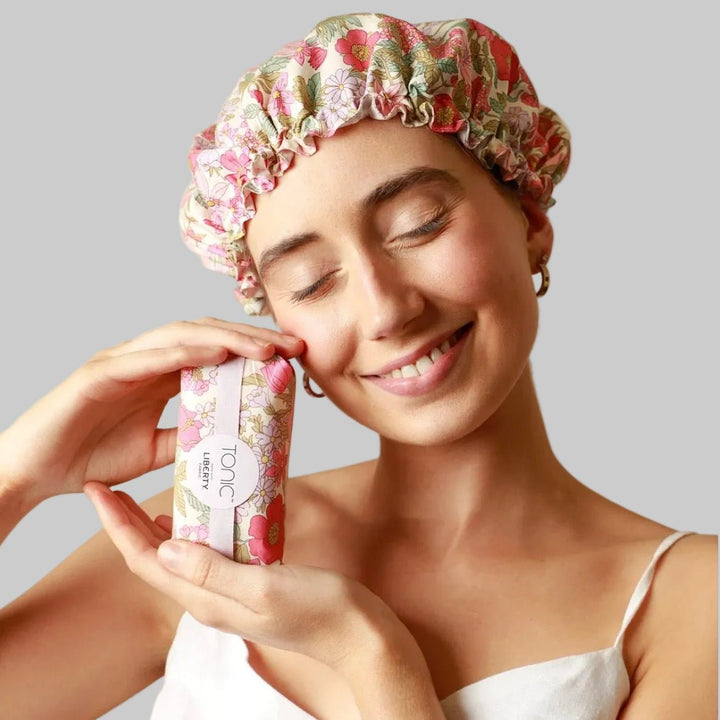 Liberty Shower Cap - Clarabell - Ruby&