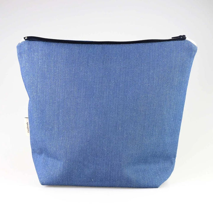 Lighthouse Embroidered Wash Bag/ Cosmetic Bag Poppy Treffry - Ruby&