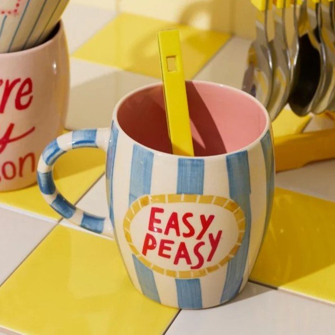 Love Notes Mug Easy Peasy - Jones & Co - Ruby's Home Store