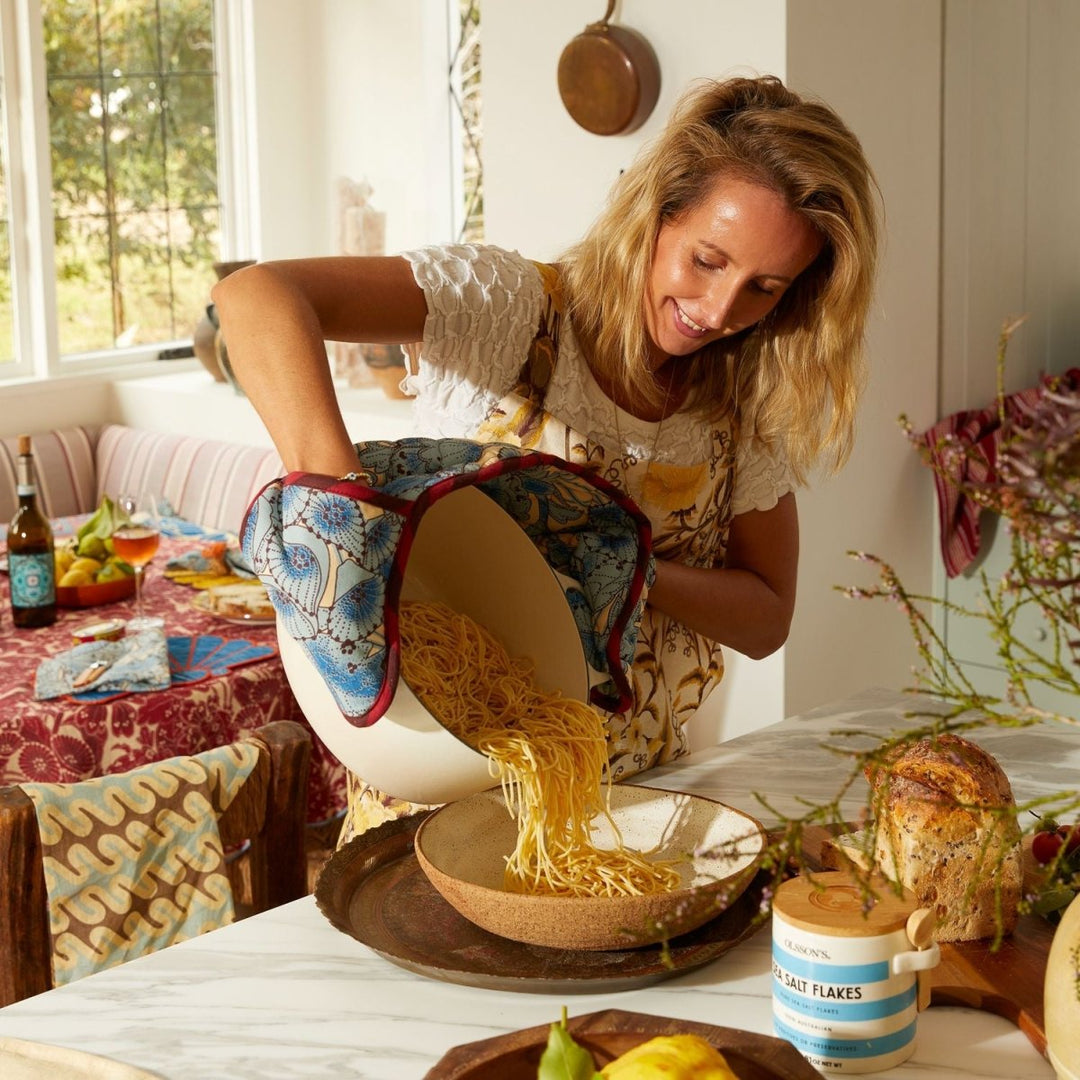 Lucia Double Oven Mitt - Sage x Clare - Ruby's Home Store