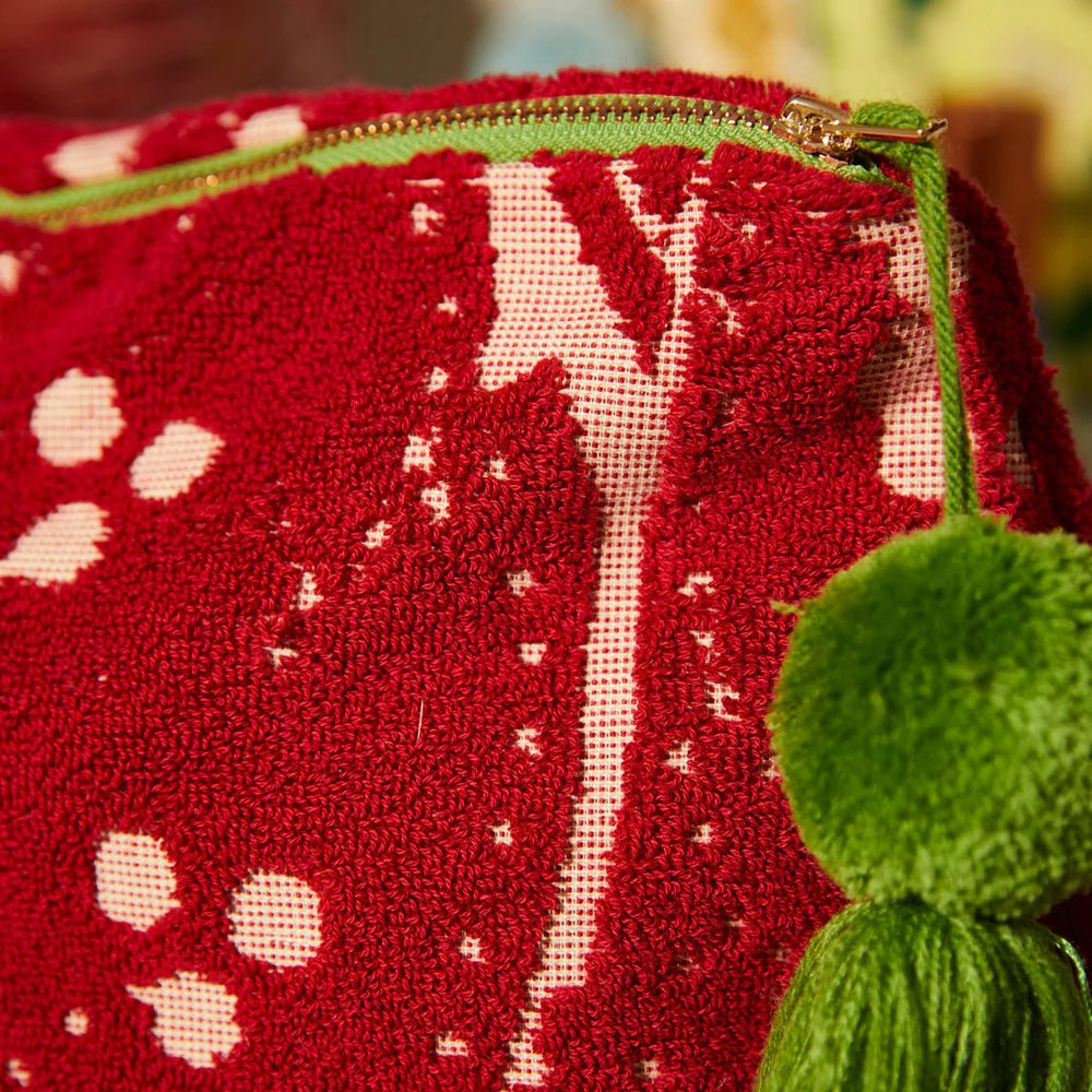 Lucia Terry Pouch - Crimson - Sage x Clare - Ruby's Home Store