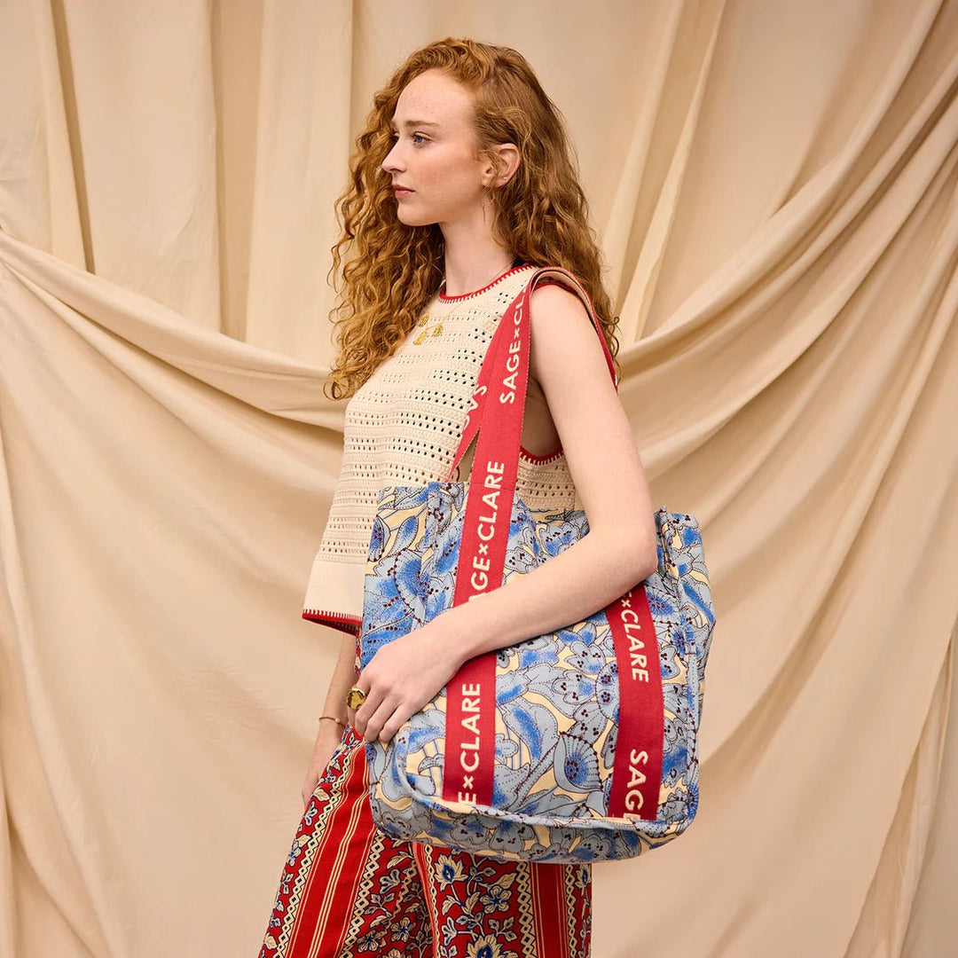 Lucia Tote Bag - Sage x Clare - Ruby's Home Store