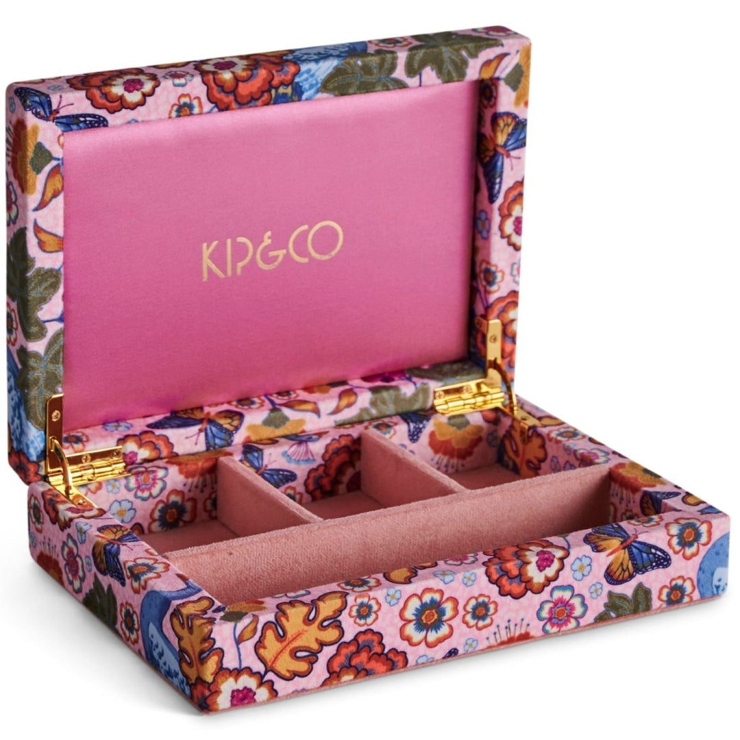 Lyon Small Velvet Jewellery Box - Kip & Co - Ruby's Home Store