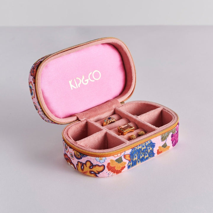 Lyon Travel Velvet Jewellery Box - Kip & Co - Ruby's Home Store