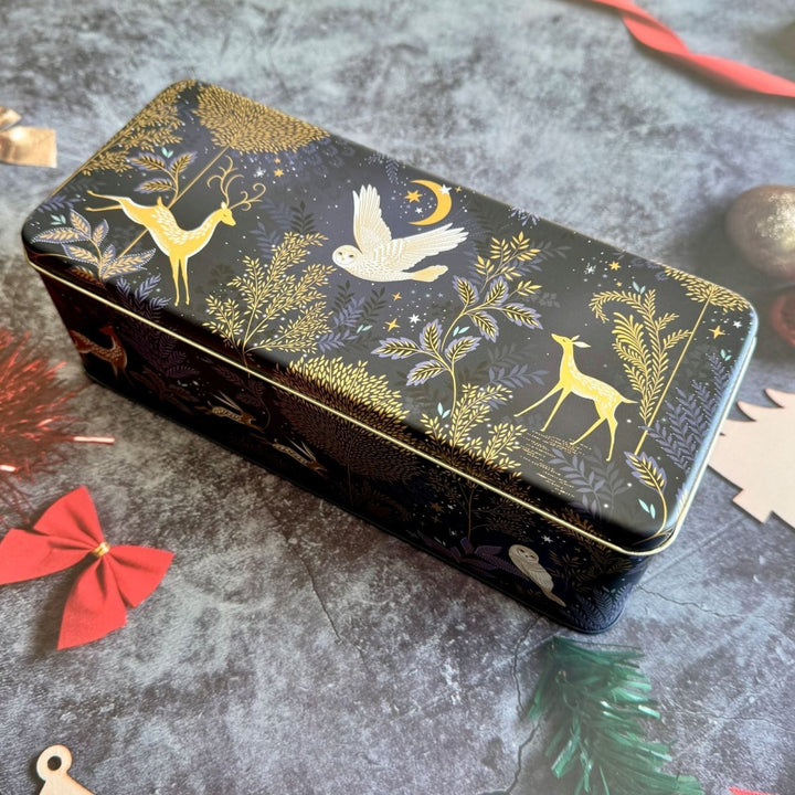 Magical Nightfall Rectangle Biscuit Tin - Sara Miller - Ruby's Home Store