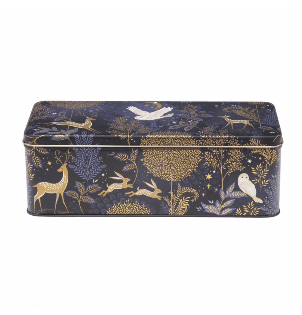 Magical Nightfall Rectangle Biscuit Tin - Sara Miller - Ruby's Home Store
